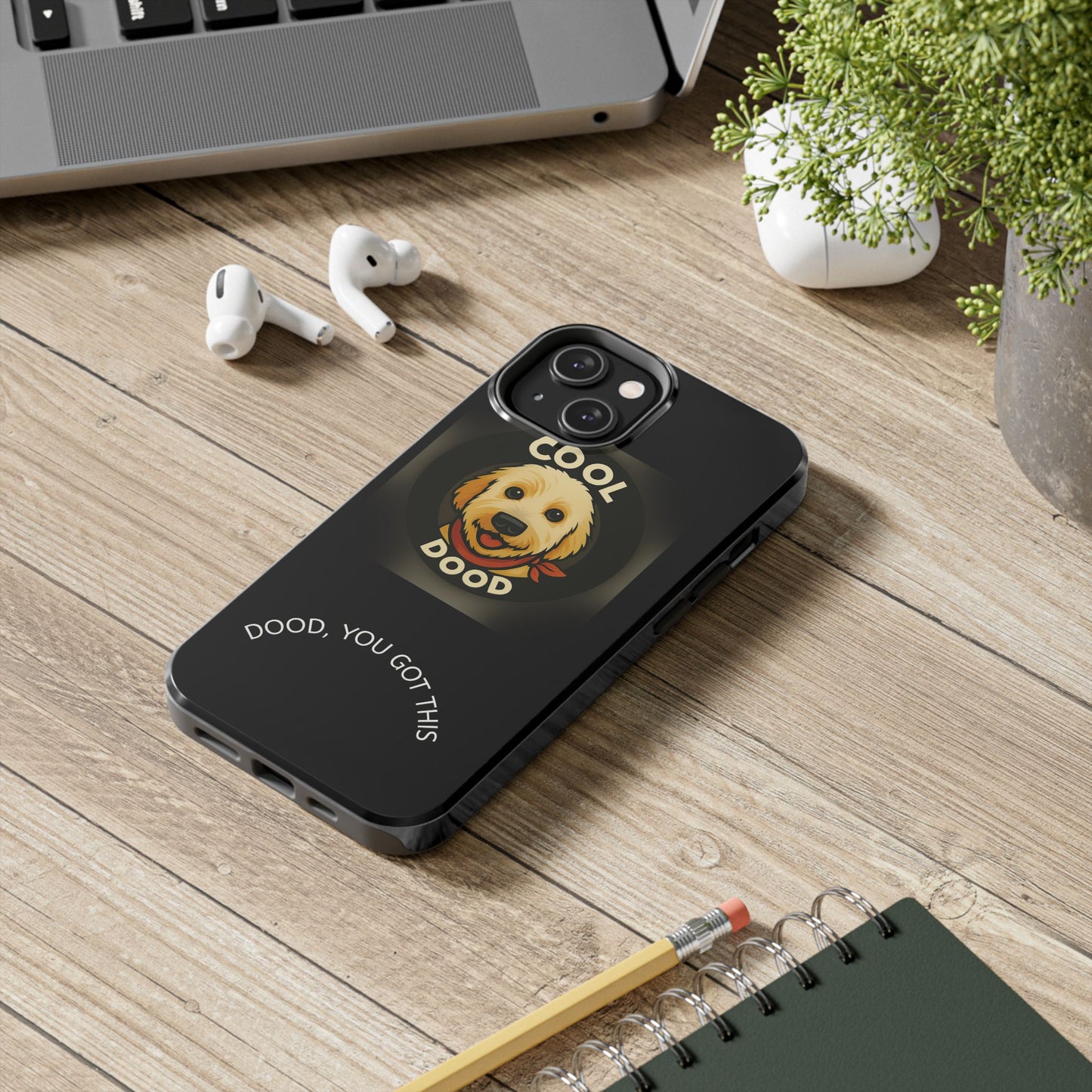 Cool Dog Phone Cases - One Cool Dood - Tough Dog Lover Cases, Gift for Pet Owners, Stylish Dog-Themed Cases, Fun Cell Phone Accessories
