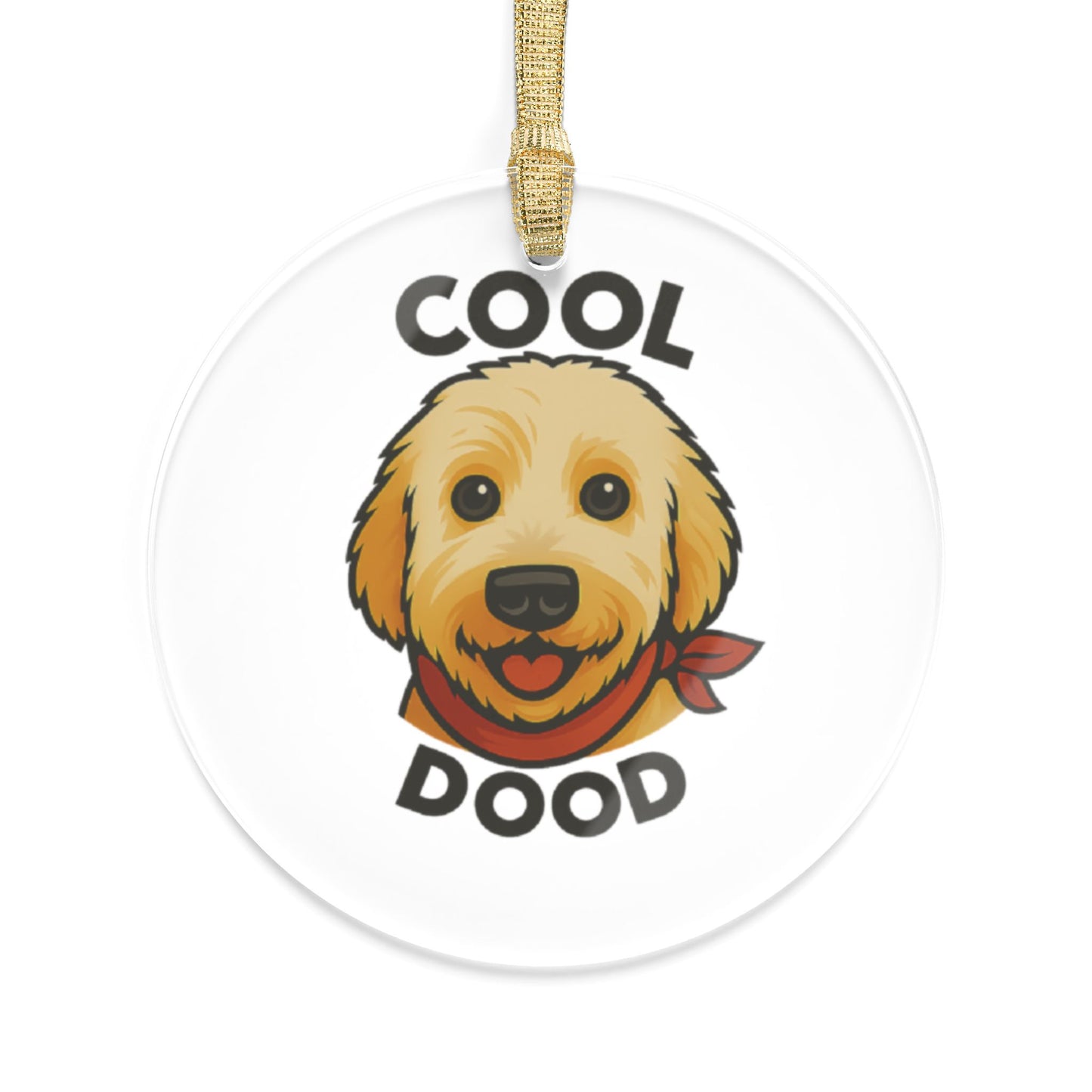 Personalized Dog Lover Acrylic Ornaments, Pet Memorial Gifts, Holiday Decorations, Unique Home Accents, One Cool Dood Ornament