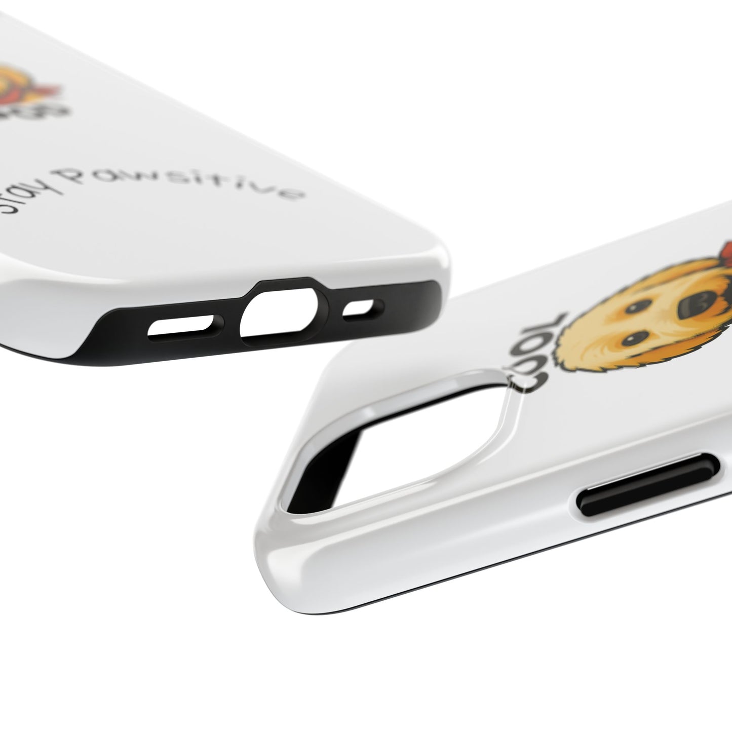 Cool Dood Dog Phone Cases | Stay Pawsitive Gift, Pet Lover Accessories, Custom Dog Owner Case, Unique Pet Gifts, Fun Phone Protection