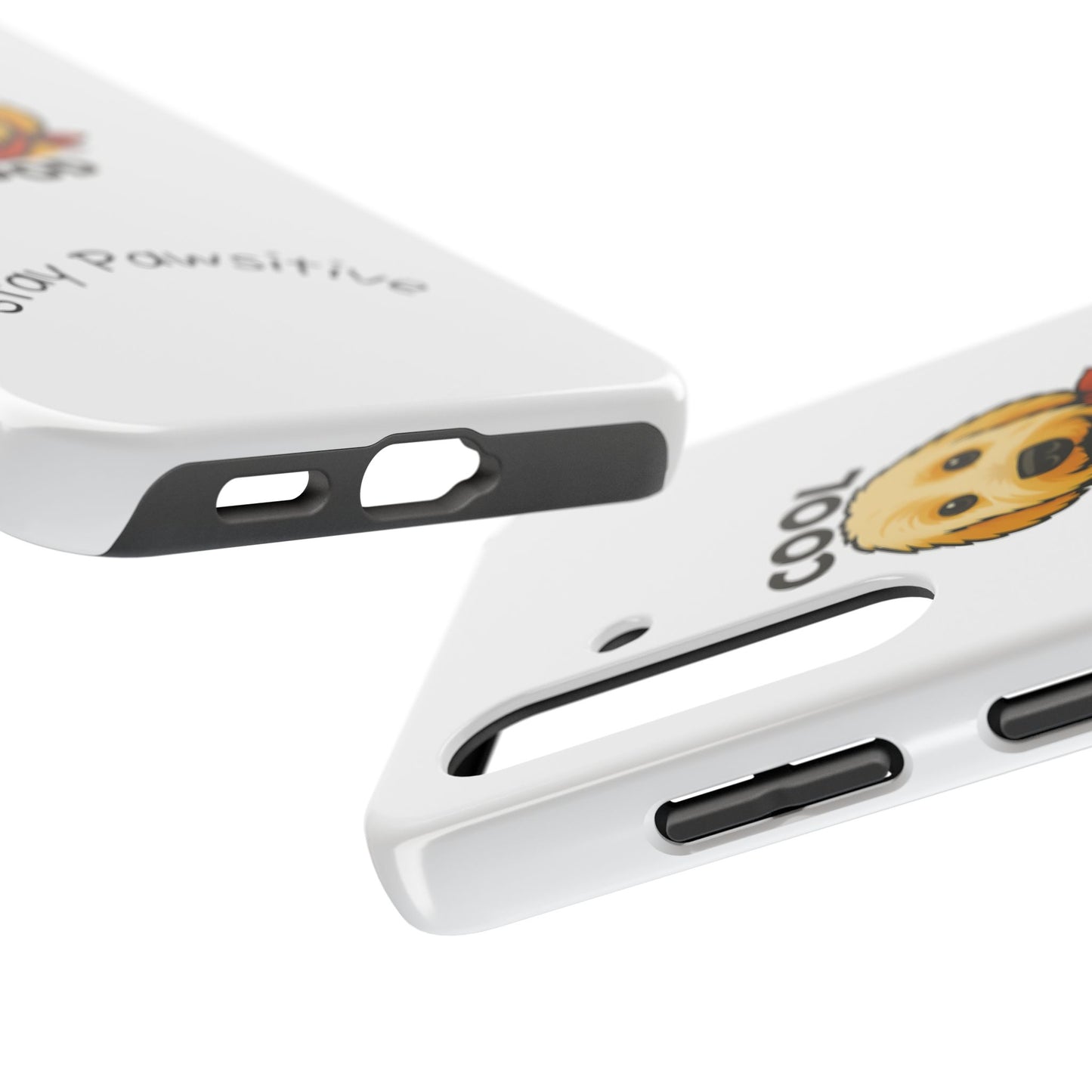 Cool Dood Dog Phone Cases | Stay Pawsitive Gift, Pet Lover Accessories, Custom Dog Owner Case, Unique Pet Gifts, Fun Phone Protection