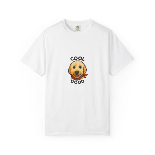 One Cool Dood Unisex Garment-Dyed T-shirt | Dog Lover Tee, Casual Wear, Gift for Pet Owners, Animal Lovers, Birthday Apparel