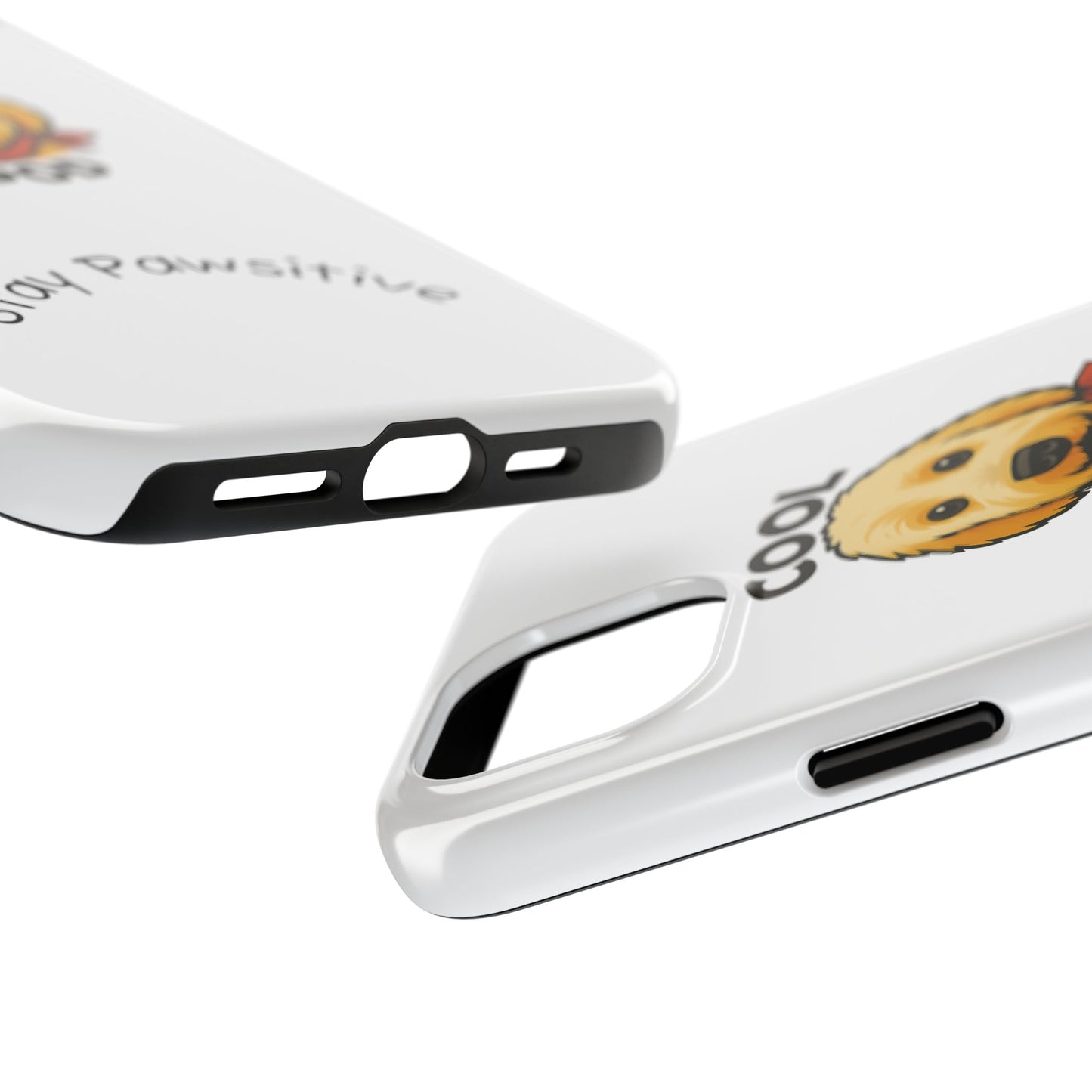 Cool Dood Dog Phone Cases | Stay Pawsitive Gift, Pet Lover Accessories, Custom Dog Owner Case, Unique Pet Gifts, Fun Phone Protection